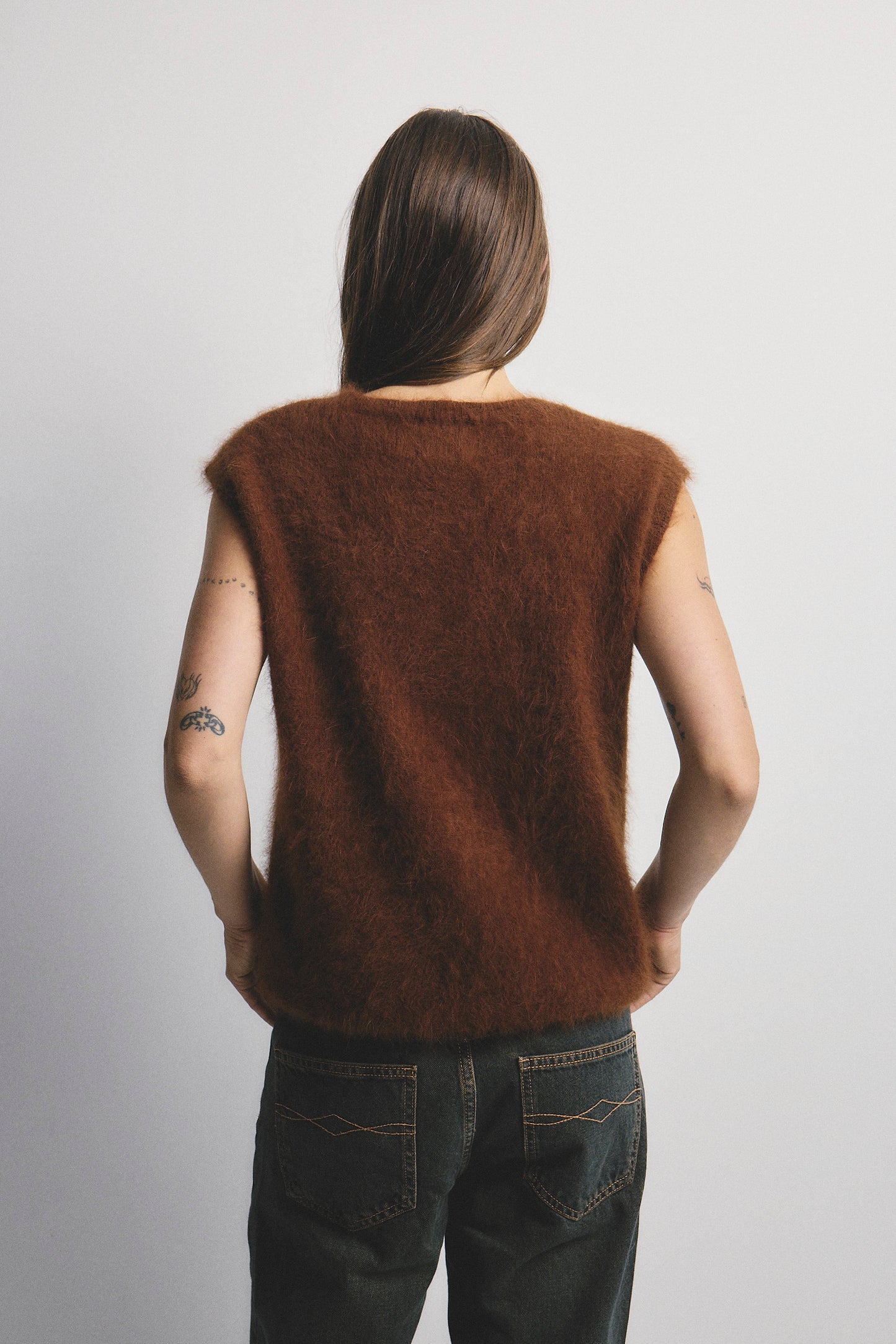 Ebony Vest - Chocolate