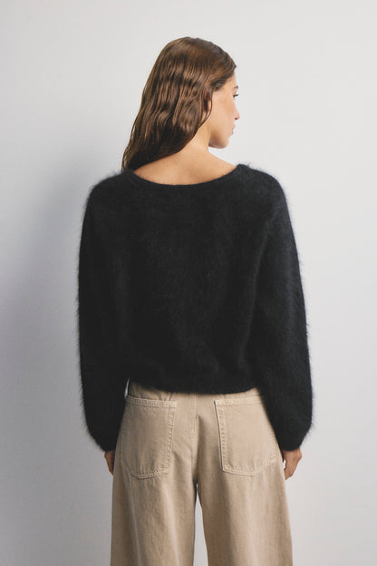 Stella Boat Neck - Black