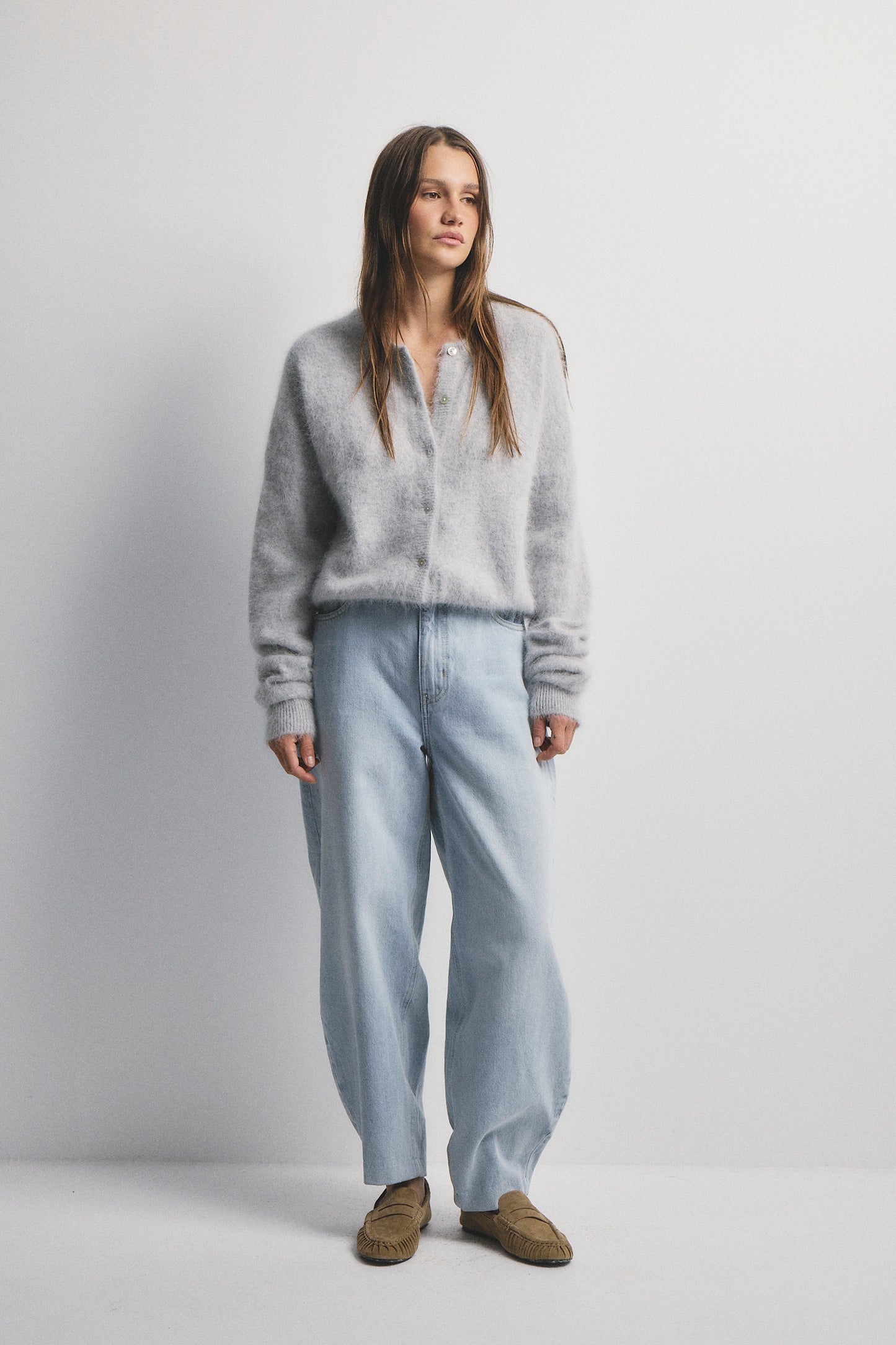 Frankie Cardigan - Light Grey