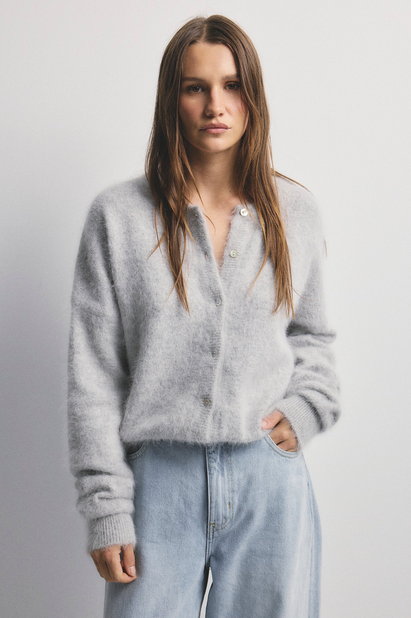 Frankie Cardigan - Light Grey