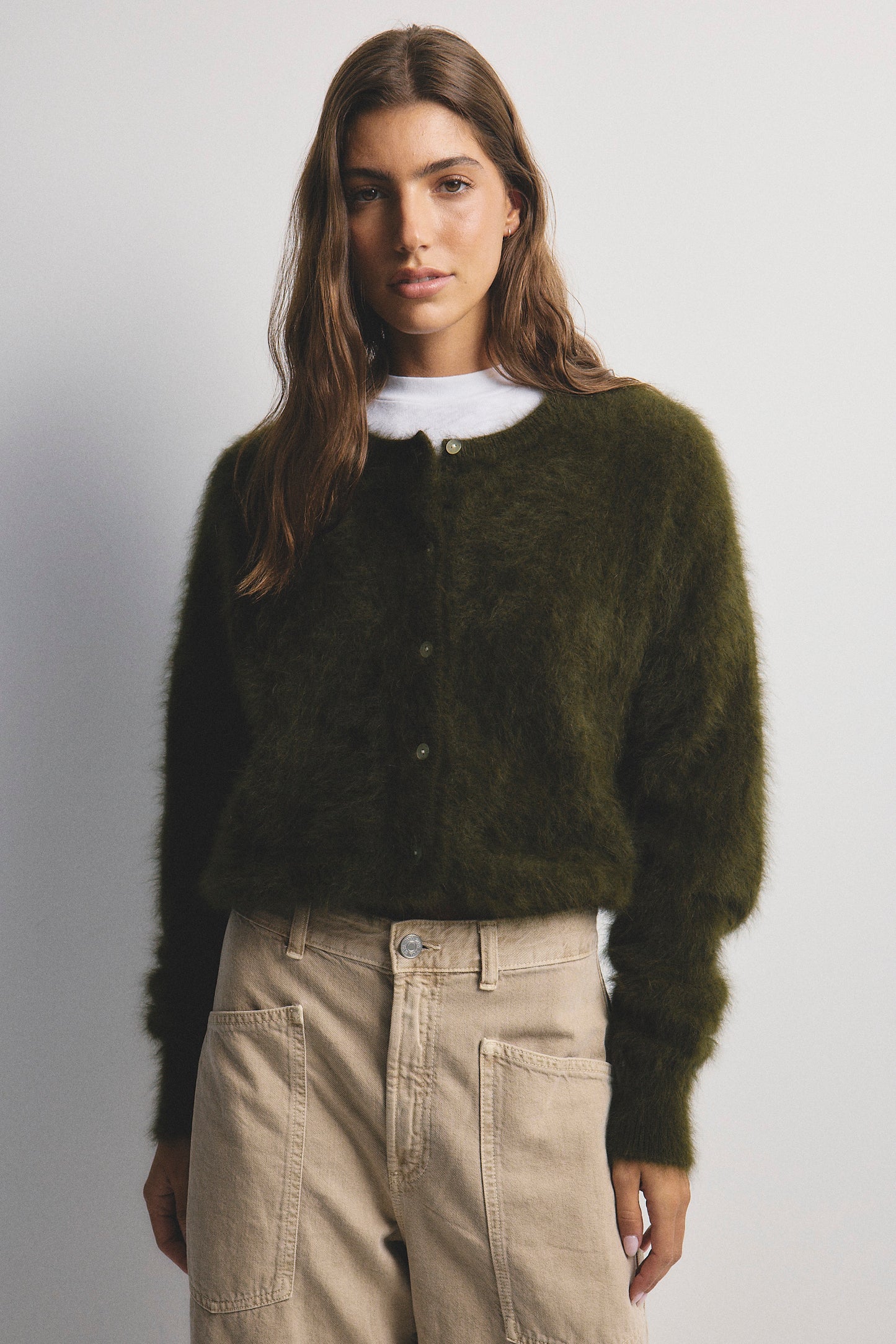 Frankie Cardigan - Moss