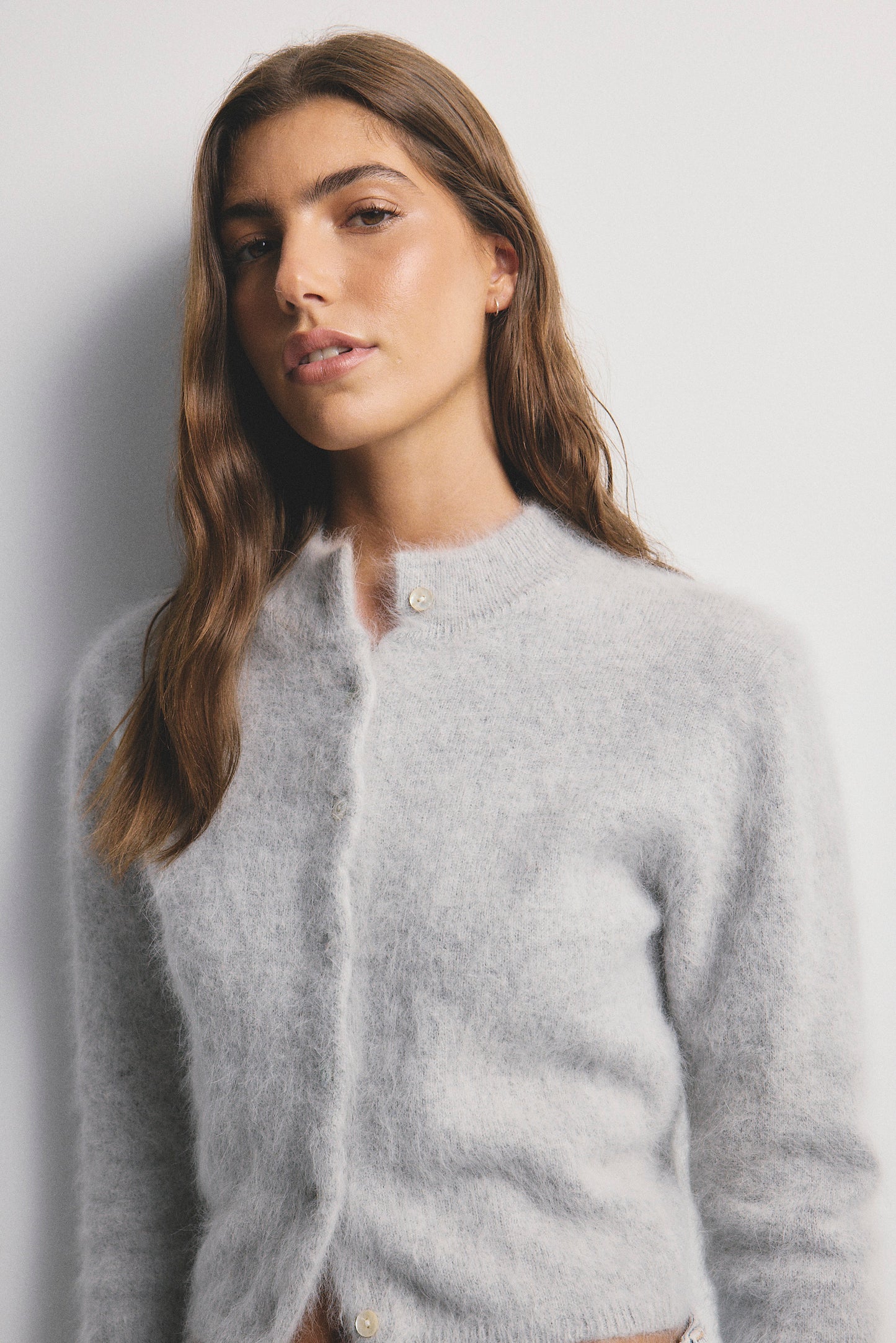 Bella Cardigan - Light Grey