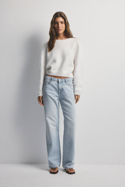 Stella Boat Neck - Snow