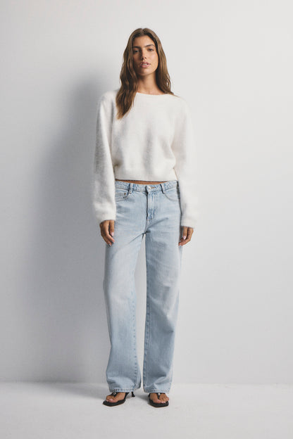 Stella Boat Neck - Snow