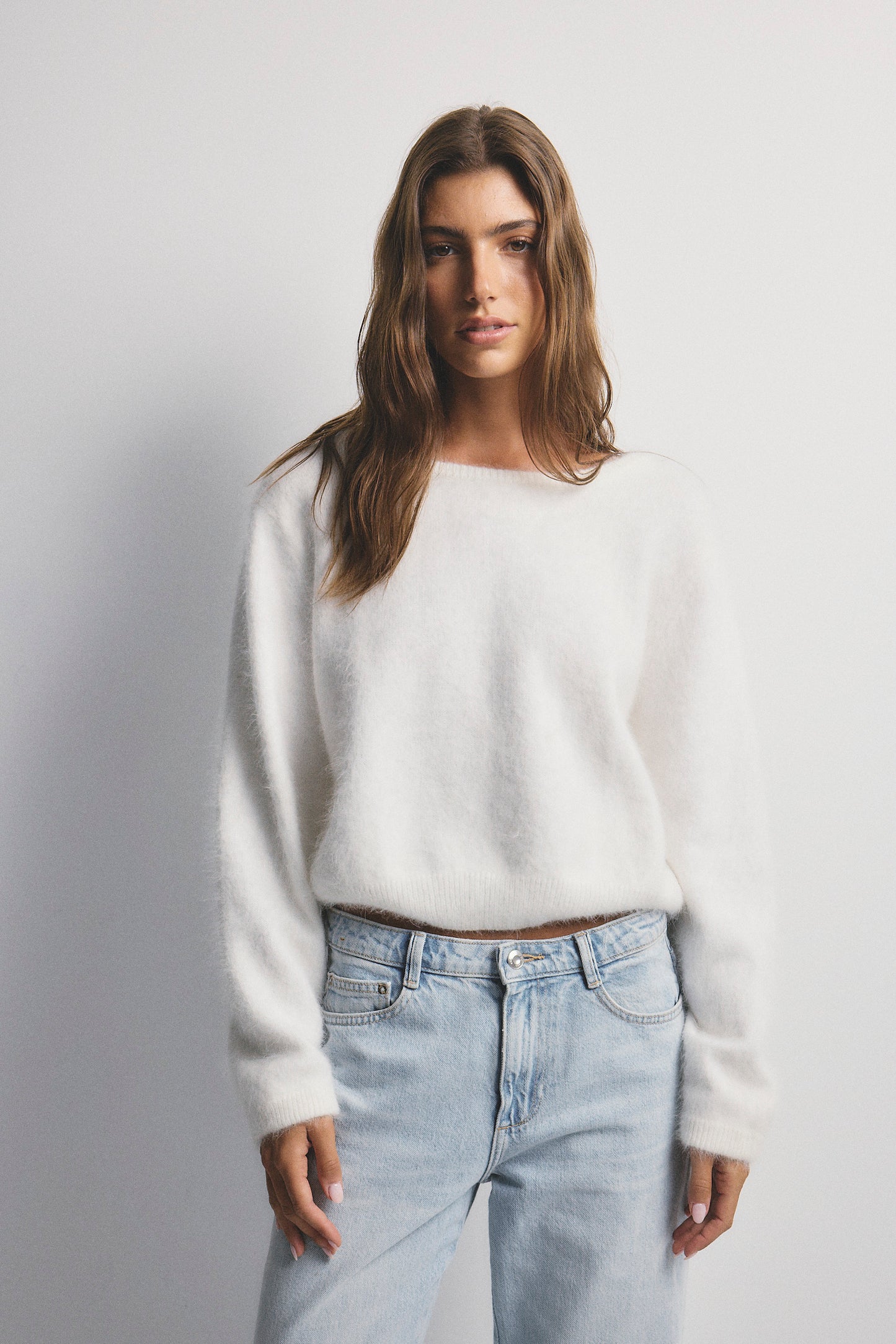 Stella Boat Neck - Snow