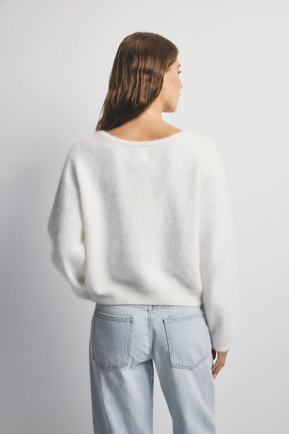 Stella Boat Neck - Snow
