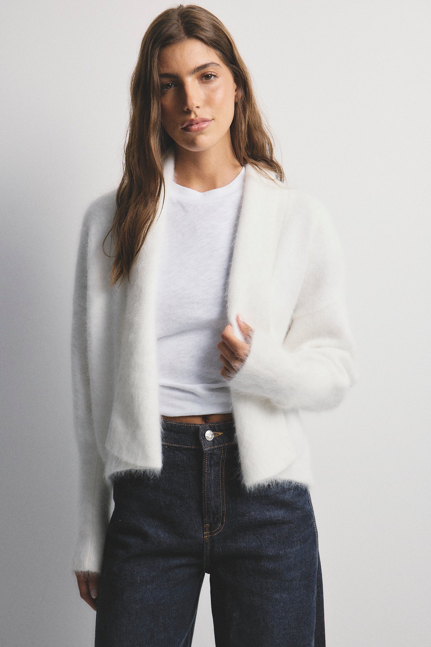 Zoe Cropped - Snow