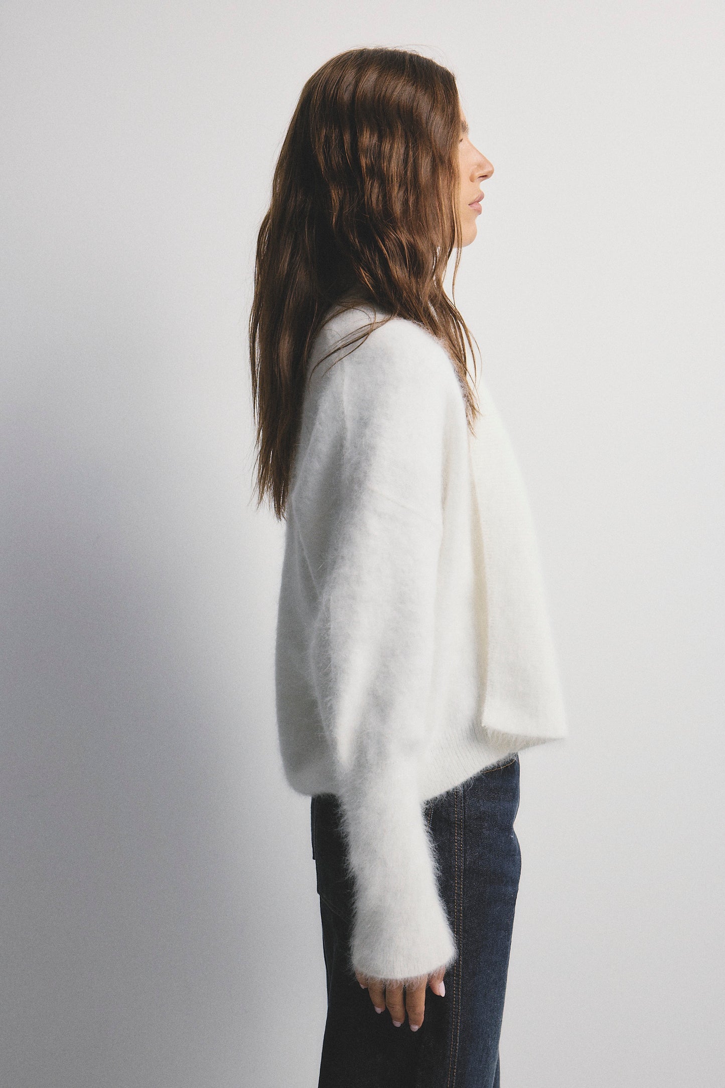 Zoe Cropped - Snow
