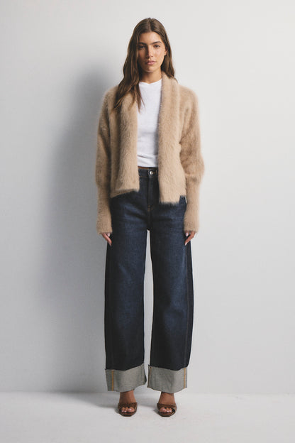 Zoe Cropped - Latte