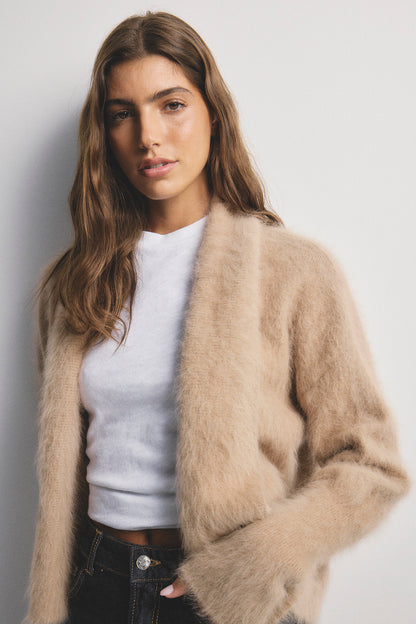 Zoe Cropped - Latte