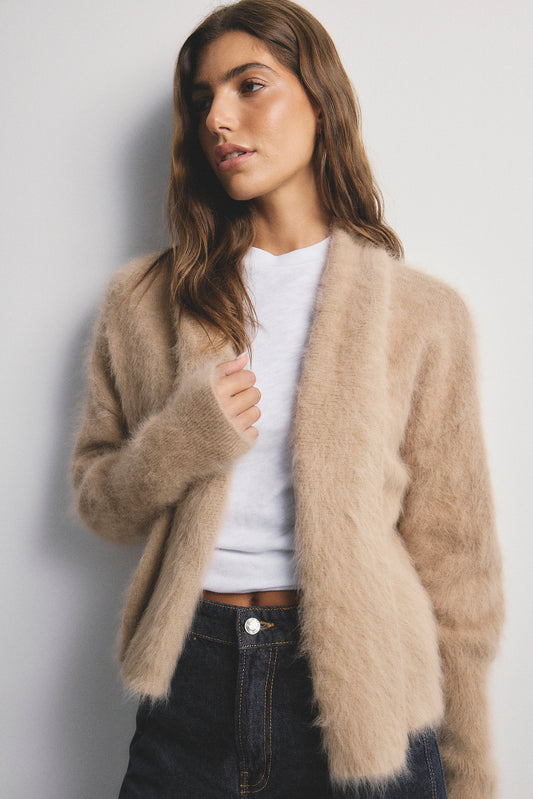 Zoe Cropped - Latte