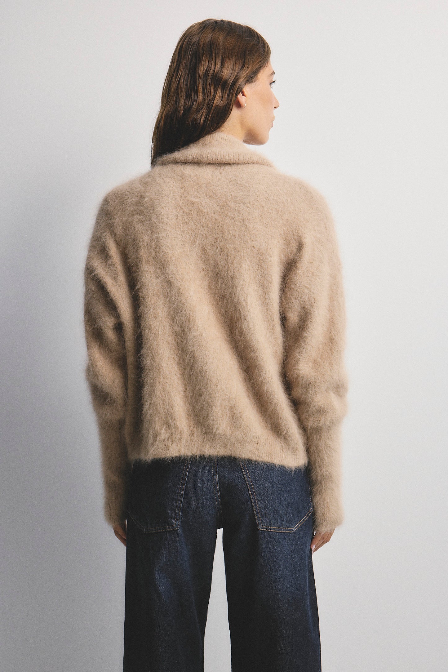 Zoe Cropped - Latte