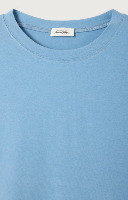 YPAO2B - LS T-shirt - Melange Blue