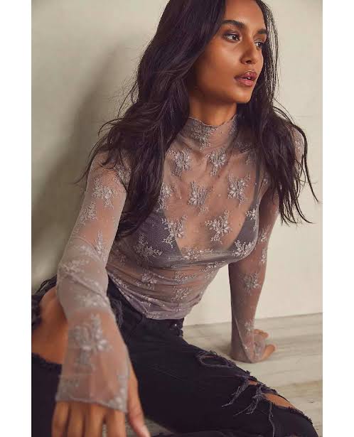 Lady Lux Layering Top - Sugar Marple