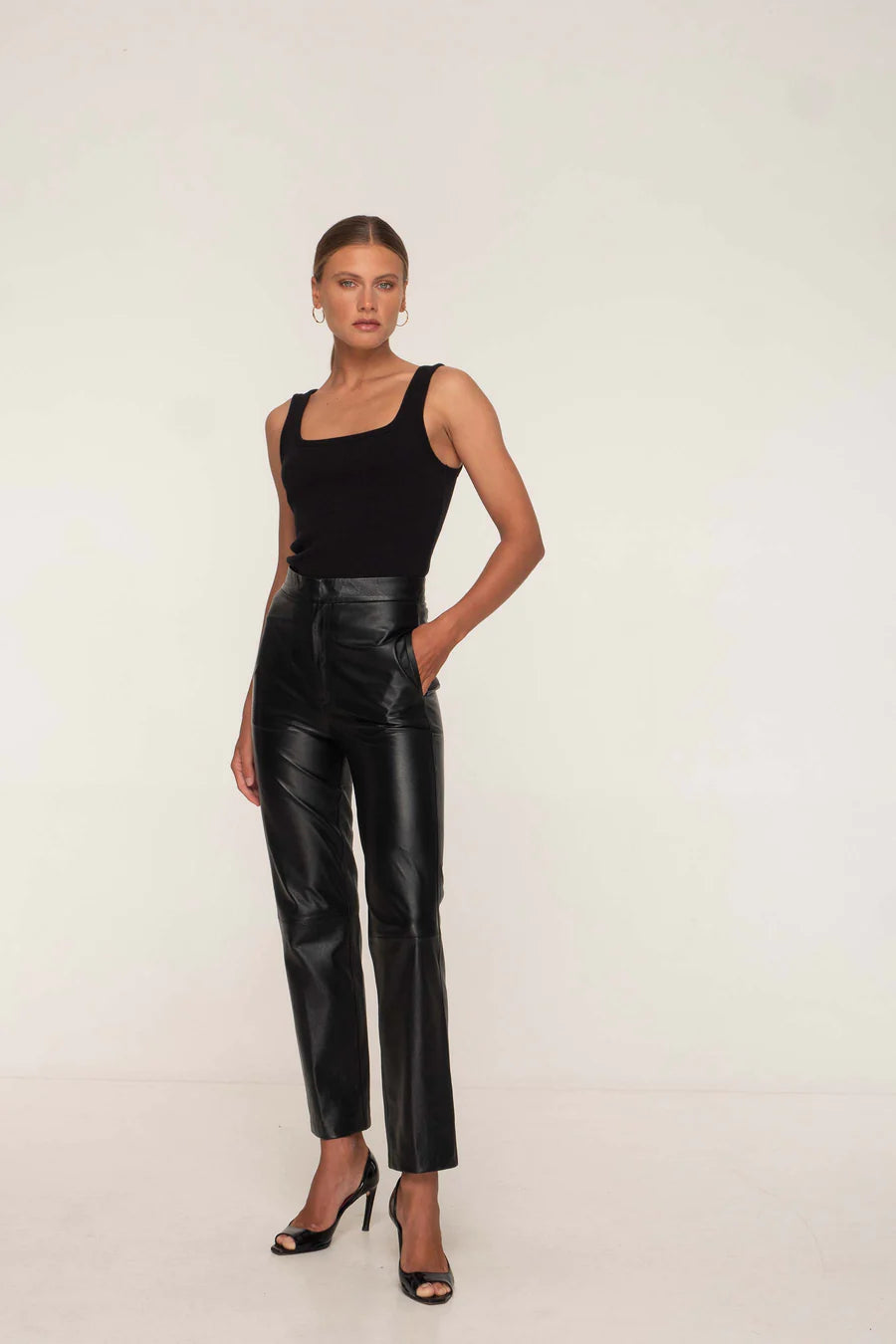 Victoria Leather Pants