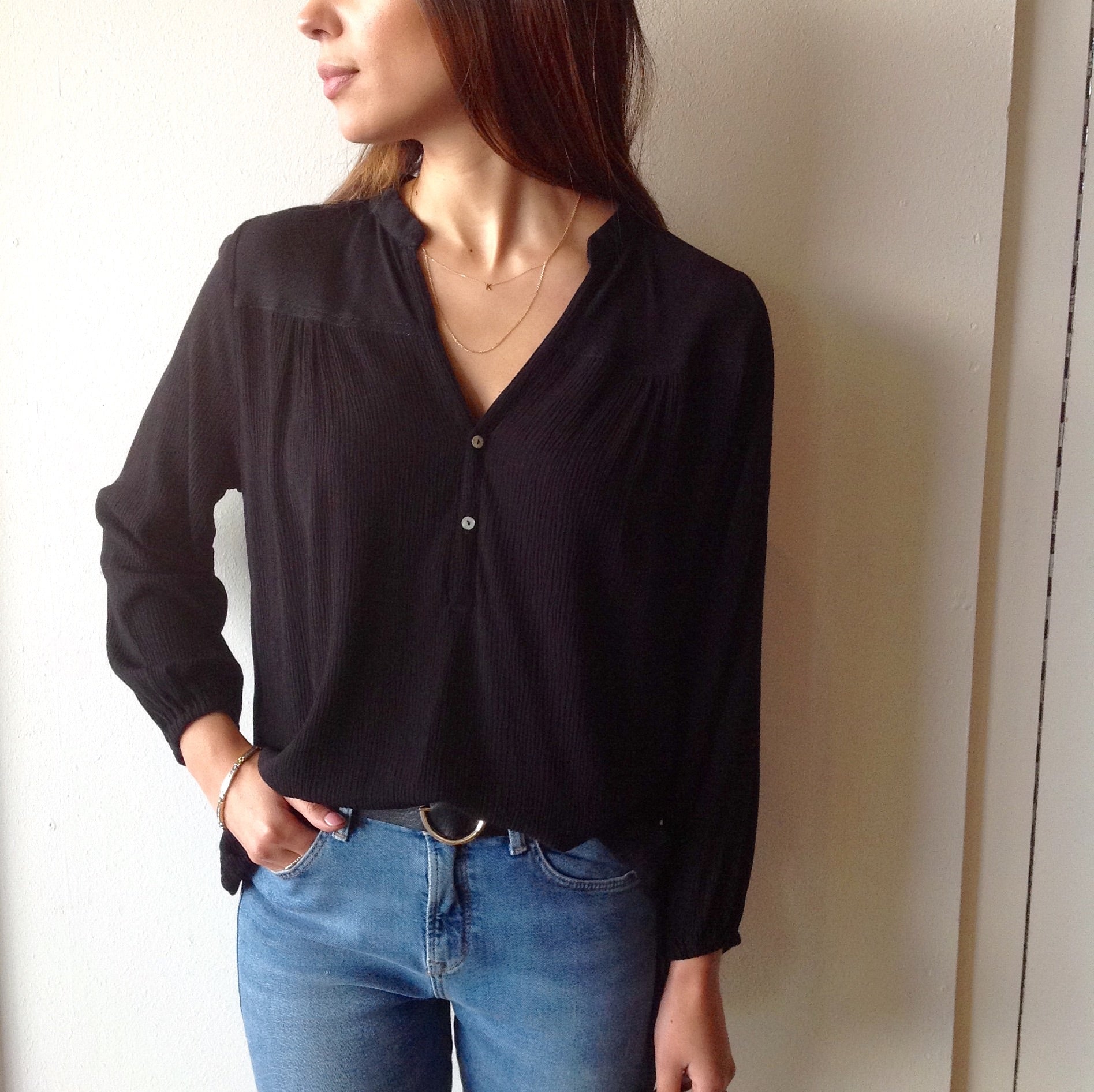 Samantha Shirt - Black