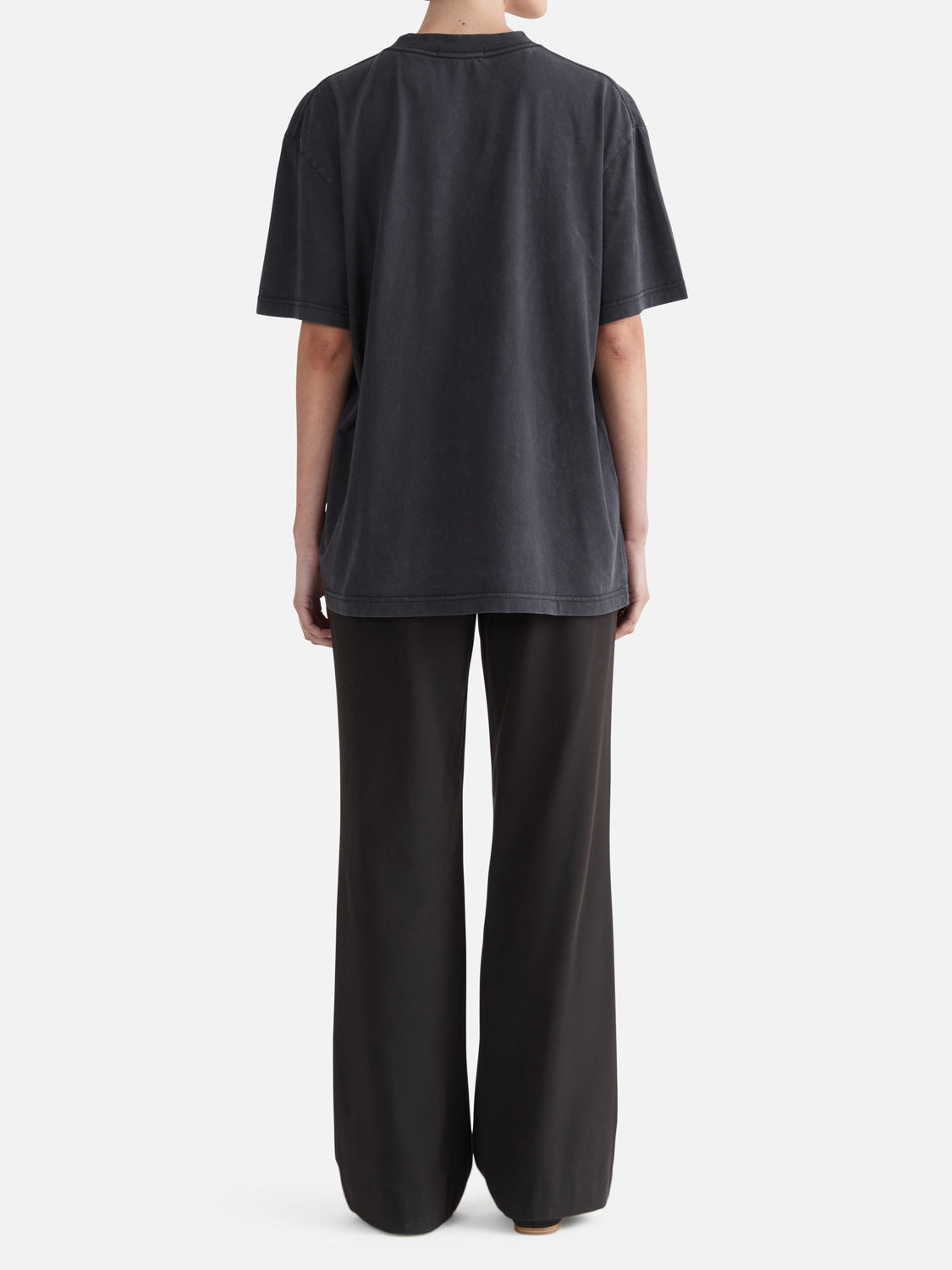 Fast lane Oversized Tee - Washed Black