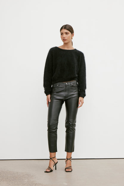 Stella Boat Neck - Black
