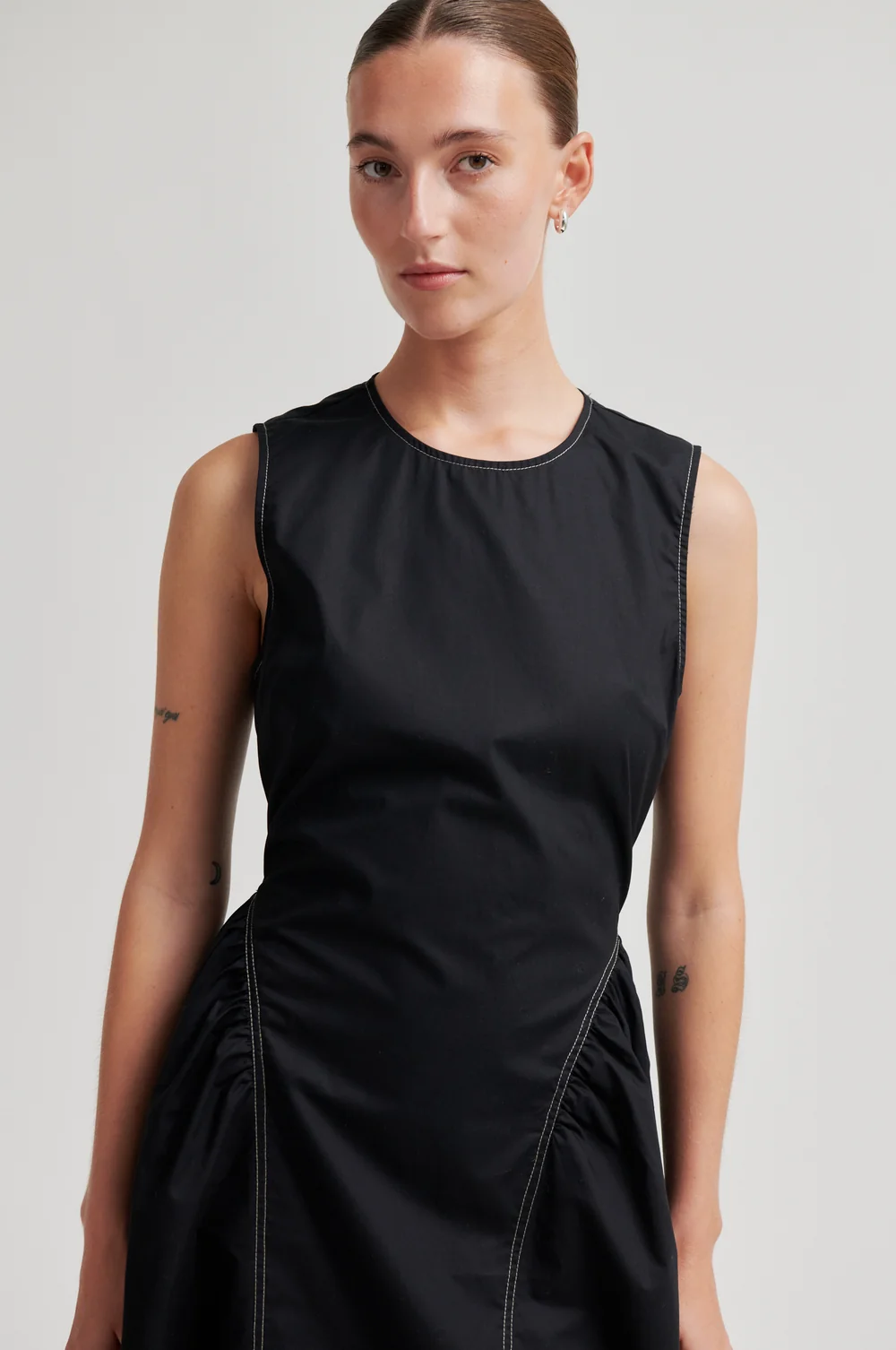 Larkini Sculptured Dress - Black