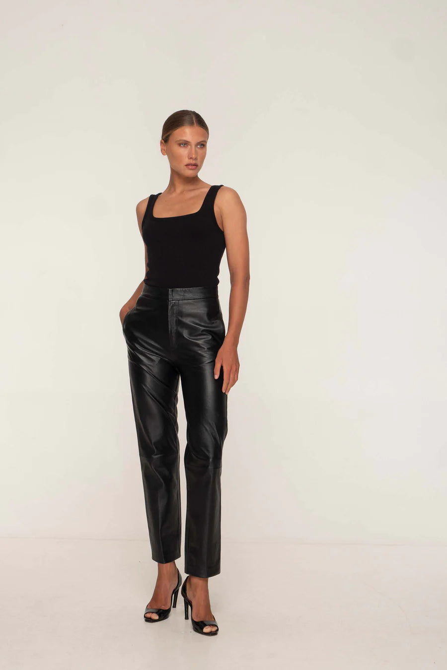 Victoria Leather Pants