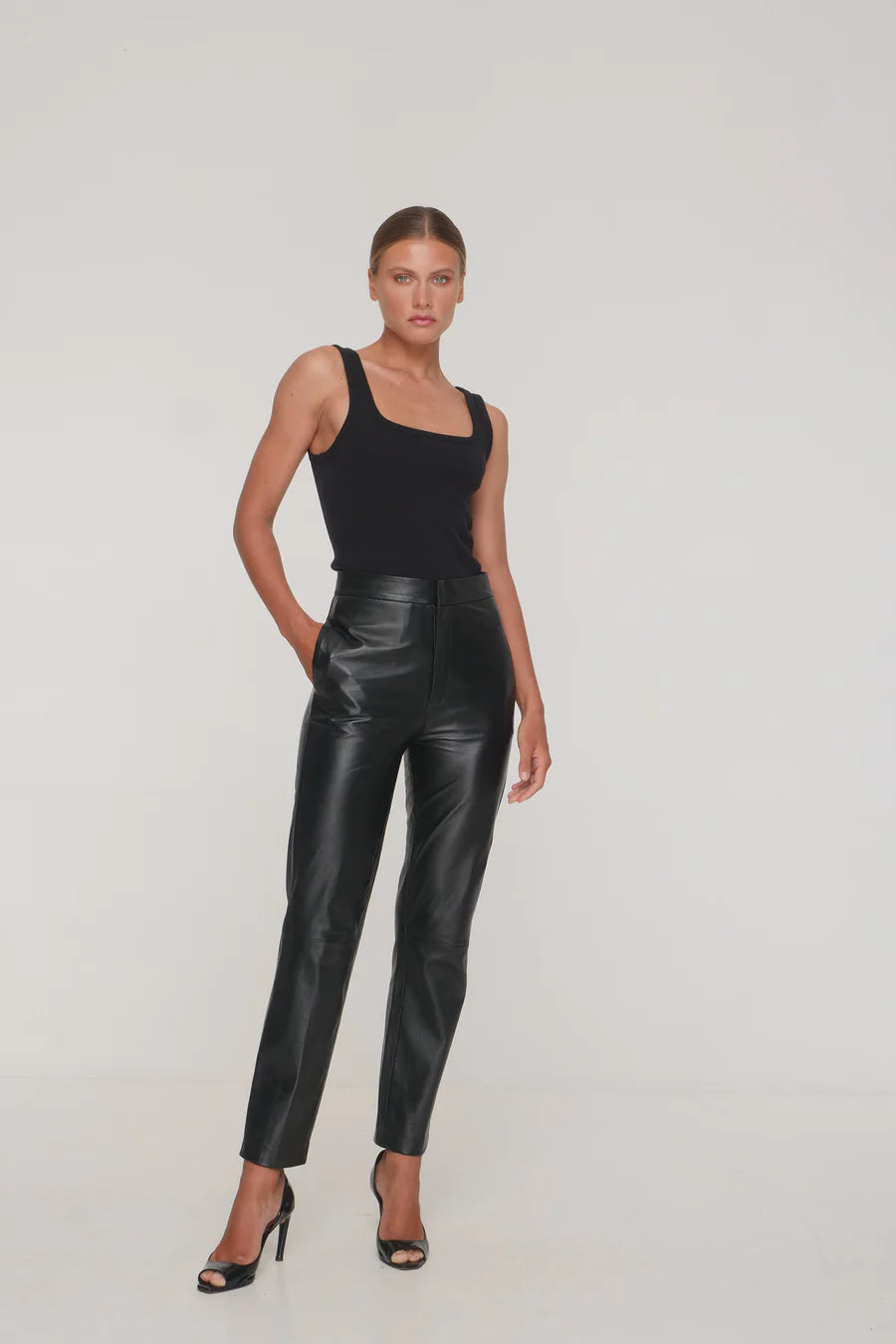Victoria Leather Pants