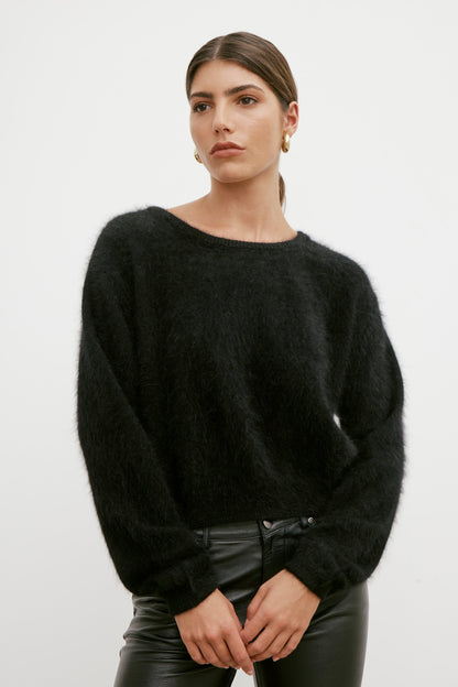 Stella Boat Neck - Black