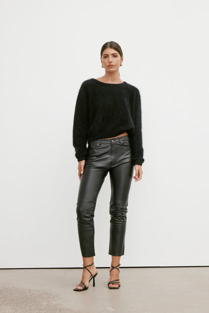 Stella Boat Neck - Black