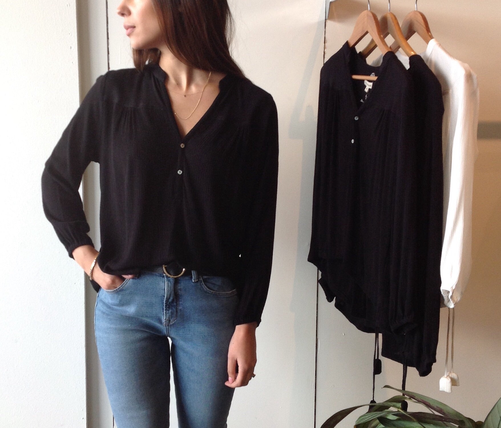 Samantha Shirt - Black