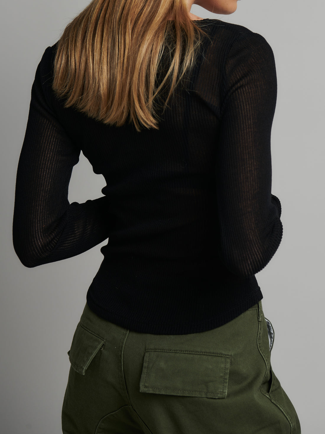 Xavier Button Down Top - Black