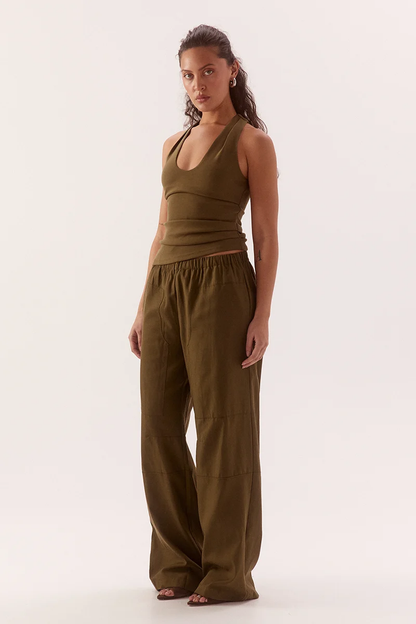 Lora Tank - Deep Khaki