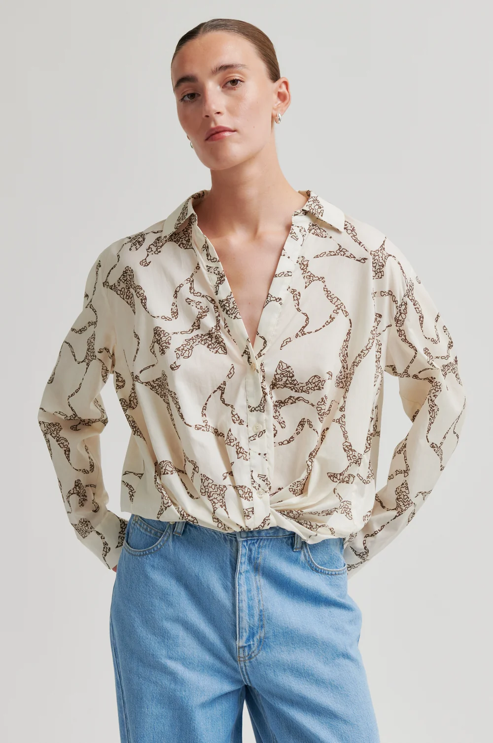 Soil Twist Shirt - Eggnog