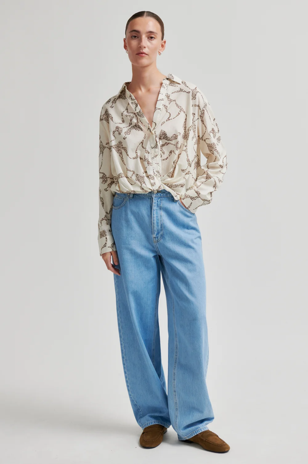 Soil Twist Shirt - Eggnog