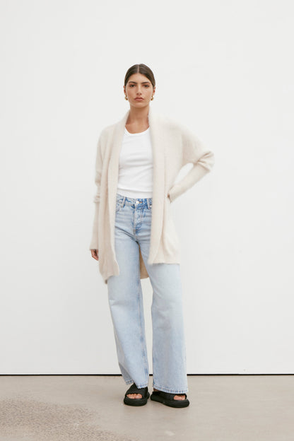 Sophia Cashmere Cardigan - Oatmeal