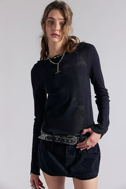 Delilah Long Sleeve - Black