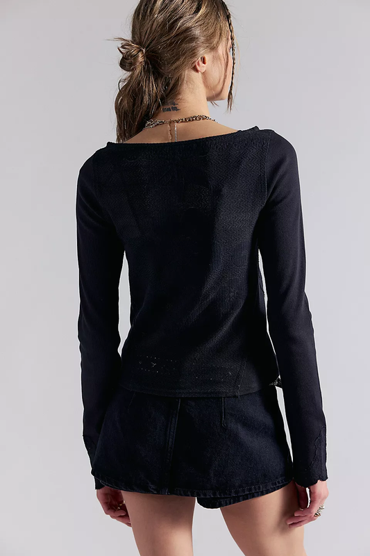 Delilah Long Sleeve - Black