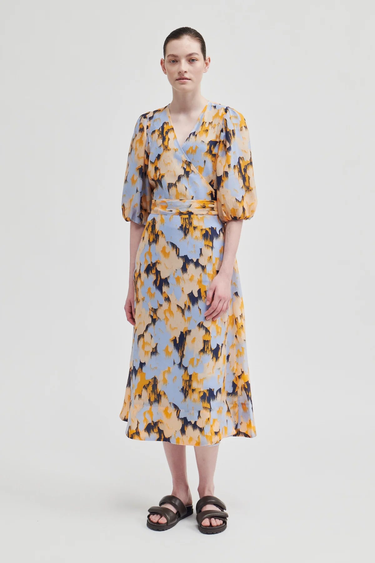 Marigold Wrap Dress