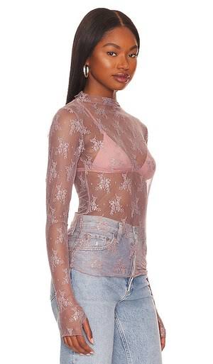 Lady Lux Layering Top - Sugar Marple
