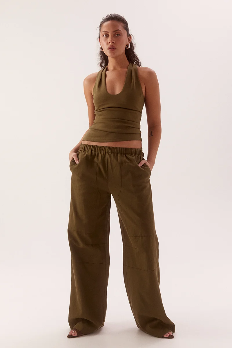 Lora Tank - Deep Khaki