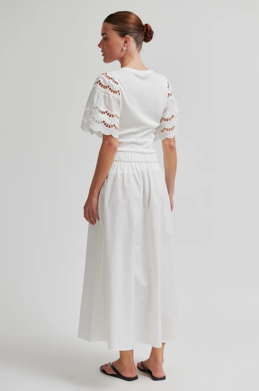 Alisa Skirt - White