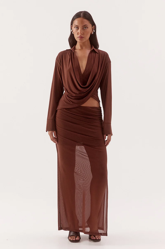 Selen Shirt - Mocha