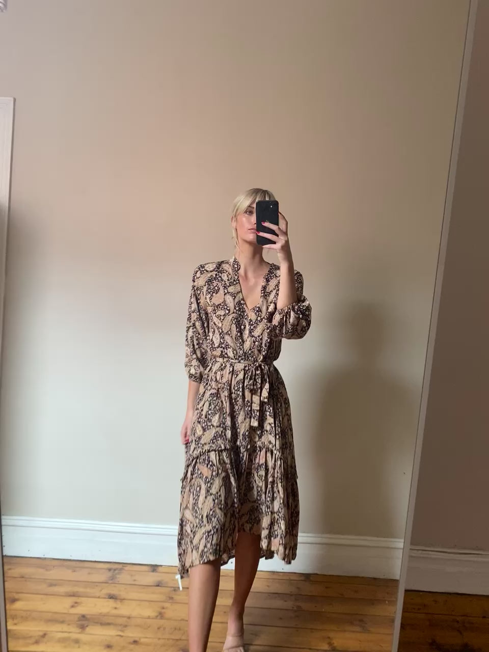 Margaux Dress - Paisley Black