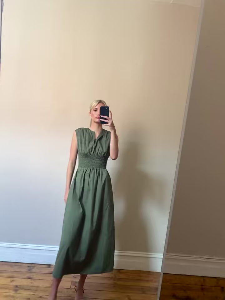 Lois Dress - Olive