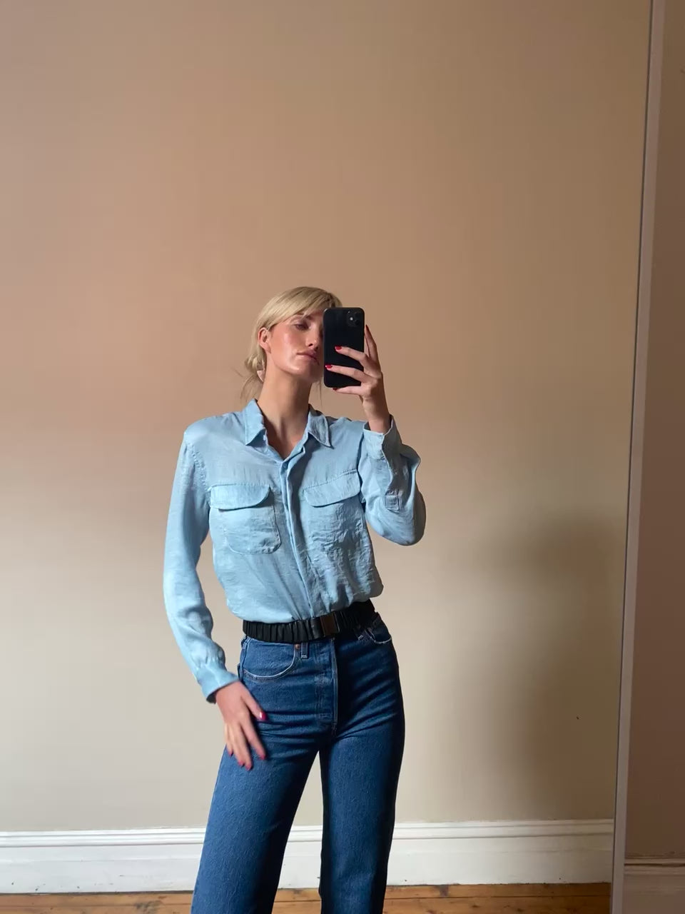 Farrow Shirt - Baby Blue