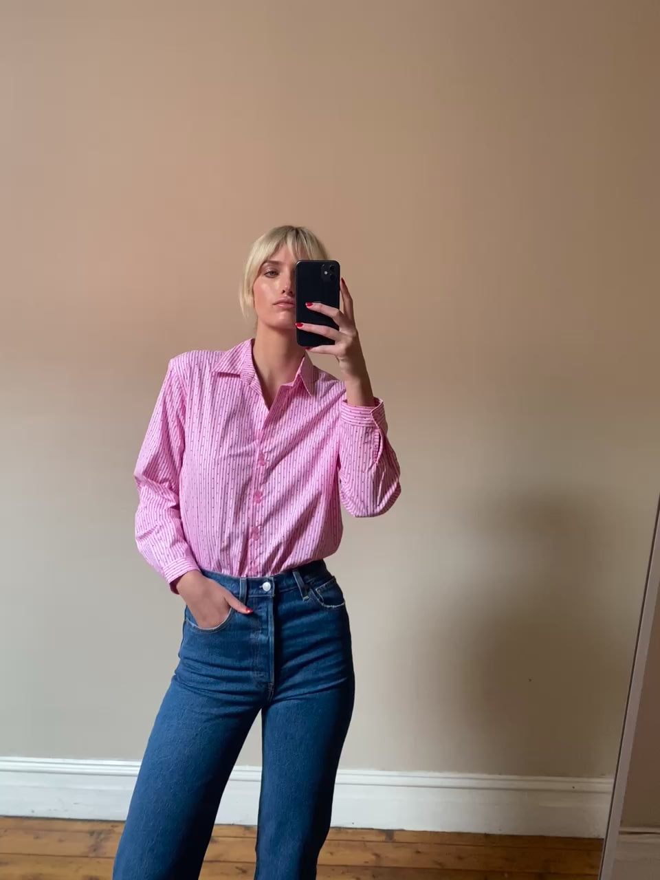Naomi Cotton Shirt - Pink
