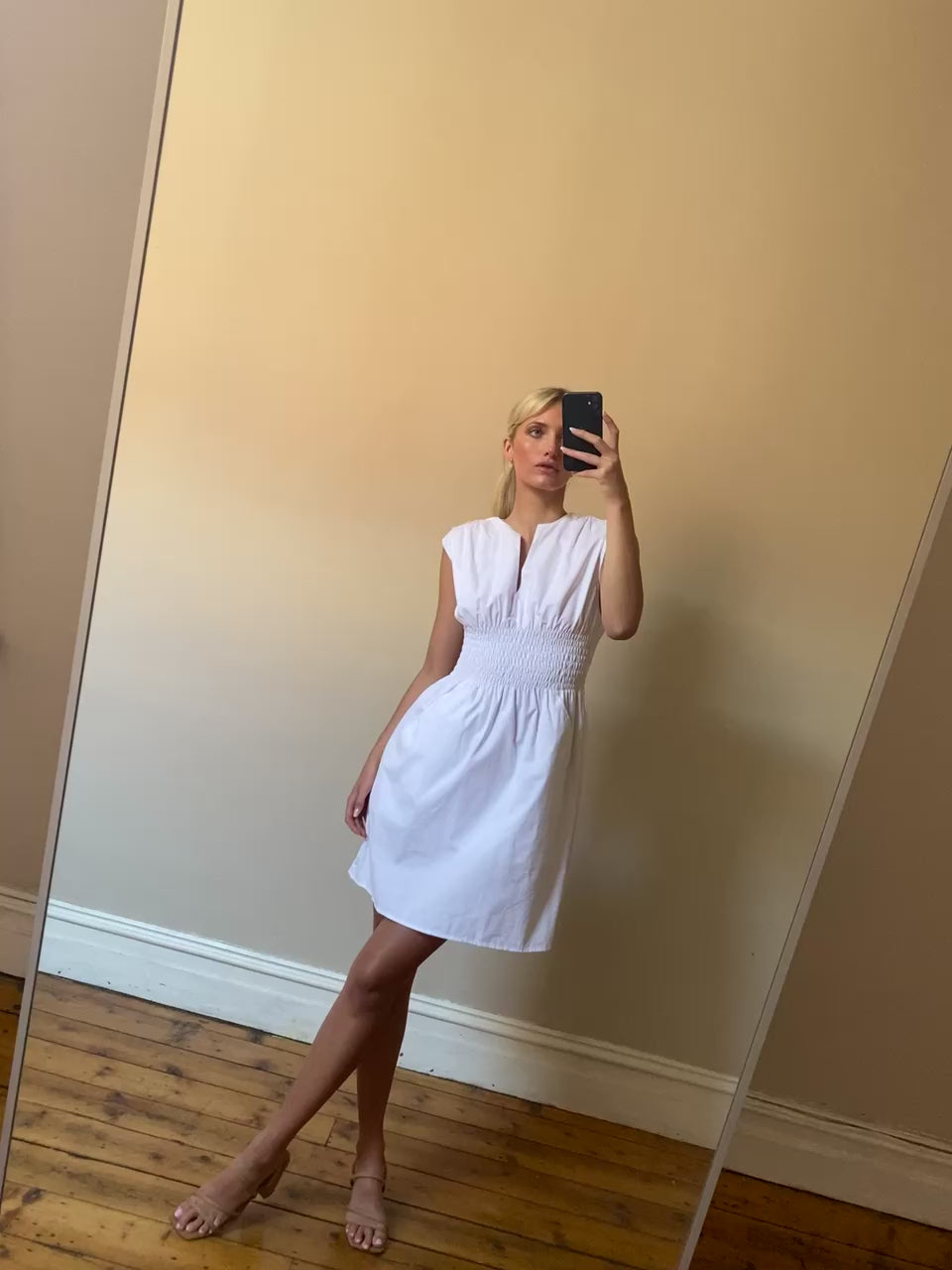 Lois Dress Mini - White