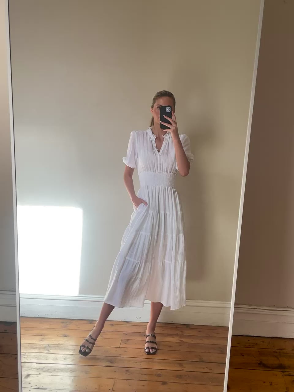 Amber Dress - White