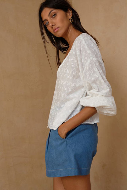 Sonny Lace Top White