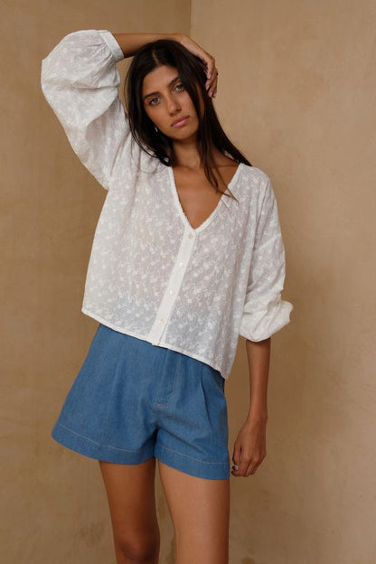 Sonny Lace Top White
