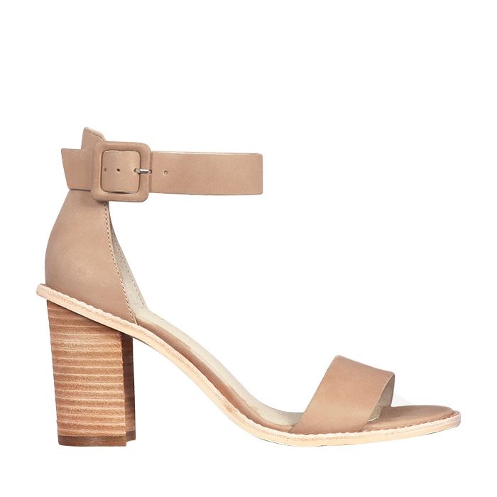 Grady Heel - Nude Leather