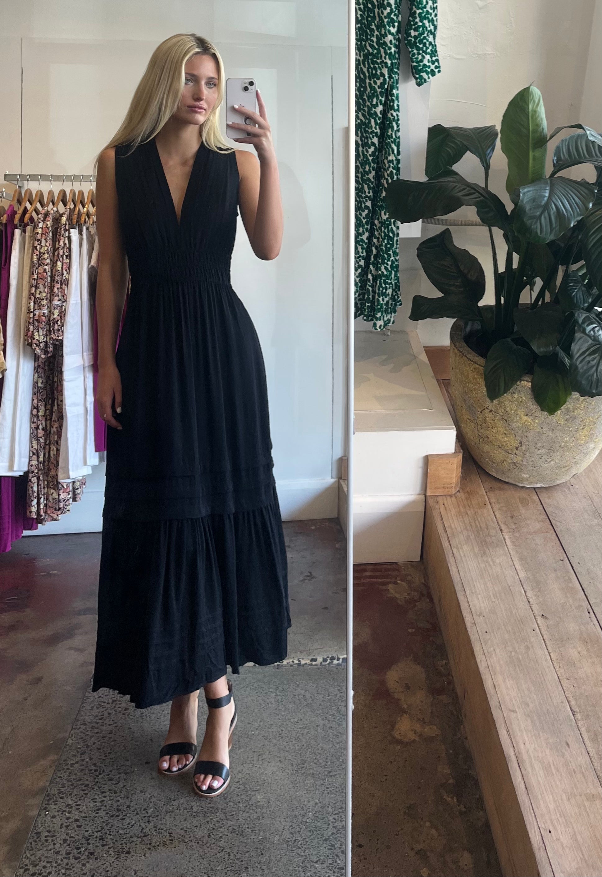 Athena Dress- Black